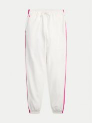 Polo Ralph Lauren Spodnie dresowe 313957361001 Biały Regular Fit. Białe spodnie dziewczęce Polo Ralph Lauren, z bawełny. Za 279.99 zł.