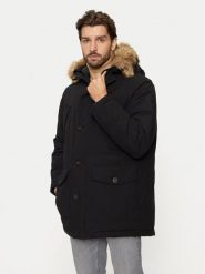 Timberland Parka Scar Ridge TB0A22W2 Czarny Regular Fit. Czarne parki męskie Timberland, l, bez wzorów, z syntetyku. Za 1,459.00 zł.