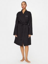 Calvin Klein Underwear Szlafrok 000QS7053E Czarny. Czarne szlafroki damskie Calvin Klein Underwear, l, bez wzorów, z syntetyku. Za 319.99 zł.