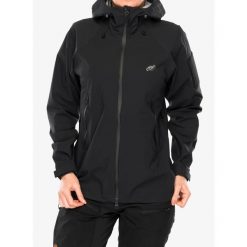 Kurtka przeciwdeszczowa damska Helikon-Tex Squall Hardshell. Czarne kurtki damskie HELIKON-TEX, bez kaptura. Za 839.99 zł.