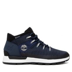 Trapery Timberland. Niebieskie buty zimowe męskie Timberland, bez zapięcia. Za 469.99 zł.