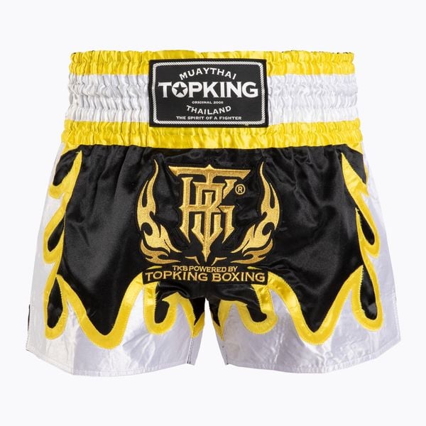 Spodenki treningowe Top King Thai Boxing. Czarne szorty damskie TOP KING, bez wzorów, z materiału, klasyczne. Za 269.99 zł.