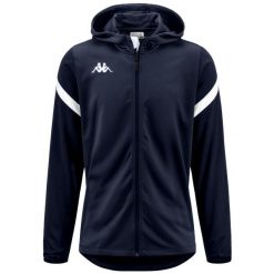 Bluza z kapturem i zamkiem błyskawicznym Kappa Dolve. Białe bluzy z kapturem męskie Kappa, m, z poliesteru. Za 191.40 zł.