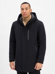 Strellson Kurtka - Flex Cross Parka Mężczyźni czarny, 58. Czarne kurtki męskie Strellson, m, bez wzorów, z syntetyku. Za 1,099.95 zł.