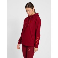 Damska bawełniana bluza z kapturem Hummel Off-Grid. Brązowe bluzy z kapturem damskie HUMMEL, z bawełny. Za 182.50 zł.