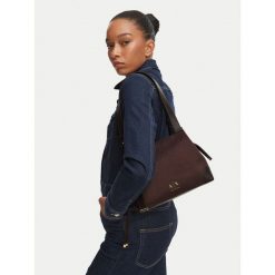 Torebka Armani Exchange. Brązowe torebki klasyczne damskie Armani Exchange, bez wzorów, bez dodatków. Za 679.99 zł.