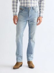 MESKIE SPODNIE WRANGLER TEXAS TUNDRA RIDGE 112377804. Spodnie materiałowe męskie Wrangler, bez wzorów, z jeansu. Za 189.99 zł.