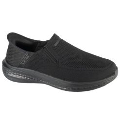Buty sportowe Sneakersy męskie, Slip-Ins: Slade - Deacon. Czarne buty sportowe na co dzień męskie Skechers, bez zapięcia, trekkingowe. Za 339.99 zł.