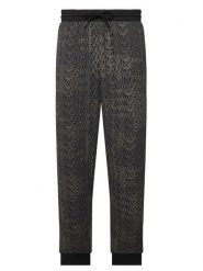 EA7 Emporio Armani Spodnie dresowe 7M002207 AF12660 FC099 Czarny Regular Fit. Czarne spodnie dresowe męskie EA7 Emporio Armani, bez wzorów, z dresówki. Za 504.99 zł.