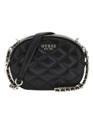 Guess Torebka w kolorze czarnym - 22 x 16 x 6 cm rozmiar: onesize. Czarne torebki klasyczne damskie Guess, z aplikacjami, z materiału, pikowane, bez dodatków. Za 417.28 zł.