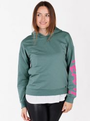 KEY LARGO Bluza "Yeah" w kolorze zielonym rozmiar: L. Zielone bluzy z kapturem damskie KEY LARGO, l. Za 122.96 zł.