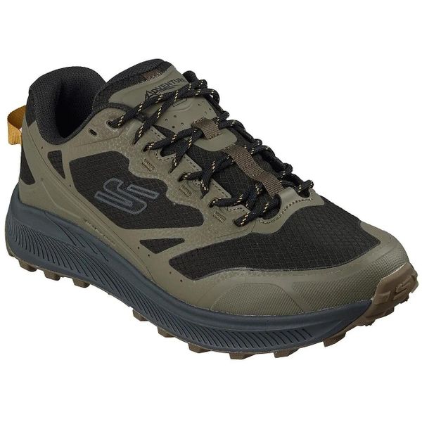 Buty sportowe męskie Skechers Ridgestar-lion Creek. Zielone buty trekkingowe męskie Skechers, z materiału, bez zapięcia, na fitness i siłownię. Za 431.00 zł.