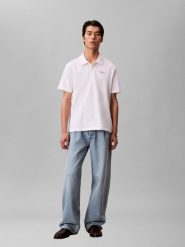 Calvin Klein Jeans koszulka polo Mężczyźni Bawełna biały, S. Białe koszulki polo męskie Calvin Klein Jeans, m, bez wzorów, z bawełny, bez ramiączek. Za 279.95 zł.