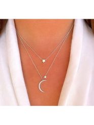 Eclat d'Argent Srebrny naszyjnik z elementami ozdobnymi - dł. 39 cm rozmiar: onesize. Szare naszyjniki damskie Eclat d'Argent, srebrne. Za 130.99 zł.