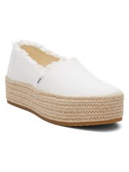 TOMS Espadryle w kolorze białym rozmiar: 36. Białe espadryle damskie Toms, bez wzorów, bez obcasa, na platformie. Za 173.99 zł.