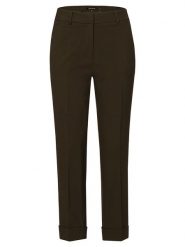 More & More Spodnie chino w kolorze khaki rozmiar: 34. Brązowe spodnie materiałowe damskie MORE & MORE, bez wzorów. Za 105.45 zł.