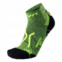 Skarpety do biegania męskie Uyn Run Super Fast Green. Zielone skarpetki męskie UYN, bez wzorów, z dzianiny. Za 74.99 zł.