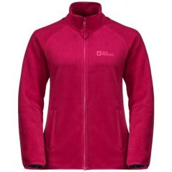 Sztruksowa Kurtka Damska. Fioletowe kurtki damskie Jack Wolfskin, l, bez wzorów, z materiału, z kapturem. Za 730.99 zł.