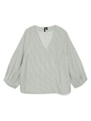 Vero Moda Bluzka w kolorze zielonym rozmiar: XS. Zielone bluzki damskie Vero Moda, xs, bez wzorów, bez kołnierzyka, bez ramiączek. Za 69.99 zł.