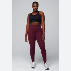 Damskie legginsy z wysokim stanem Fabletics Define. Czerwone legginsy damskie FABLETICS, xs, bez wzorów, z elastanu. Za 297.55 zł.