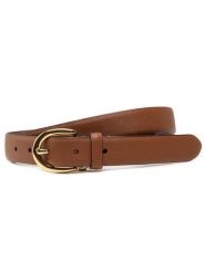 LAUREN RALPH LAUREN Pasek Charm Classc 412802952005 Brązowy. Brązowe paski damskie Lauren Ralph Lauren, bez wzorów. Za 329.99 zł.
