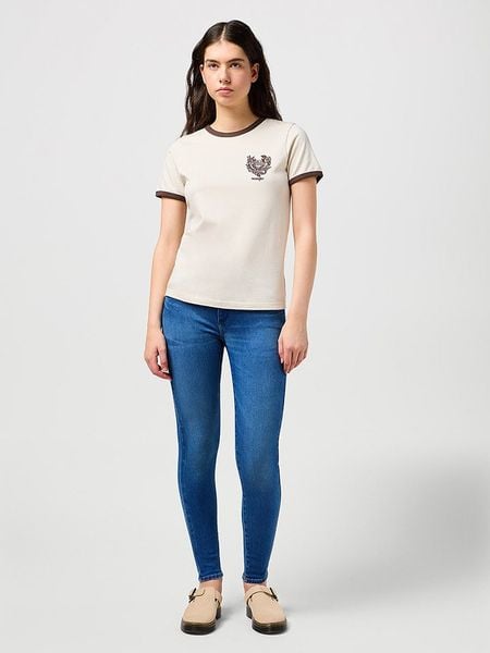 Wrangler Dżinsy - Skinny fit - w kolorze niebieskim rozmiar: W30/L34. Niebieskie jeansy damskie Wrangler. Za 261.05 zł.