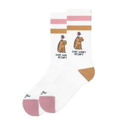 Skarpetki American Socks Be Capy. Białe skarpetki męskie AMERICAN SOCKS, bez wzorów. Za 80.37 zł.
