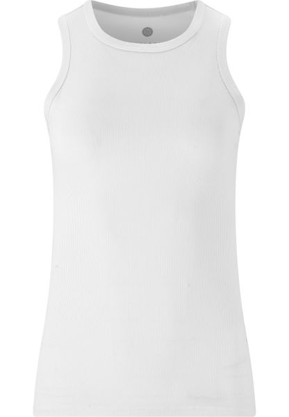 Damski tank top Athlecia Madilyn. Brązowe topy sportowe damskie Athlecia, l, bez wzorów, z materiału, bez ramiączek. Za 91.00 zł.