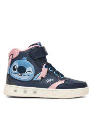 Geox Sneakersy J Skylin J568WH 0BCKN C0694 S Granatowy. Niebieskie buty sportowe dziewczęce Geox, bez wzorów, ze skóry, bez zapięcia. Za 249.99 zł.