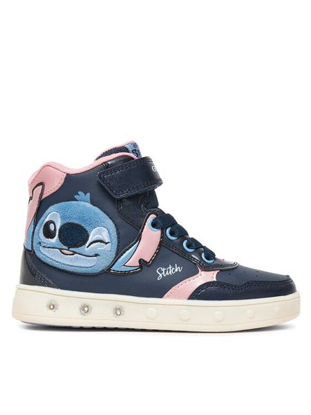 Geox Sneakersy J Skylin J568WH 0BCKN C0694 S Granatowy. Niebieskie buty sportowe dziewczęce Geox, bez wzorów, ze skóry, bez zapięcia. Za 249.99 zł.