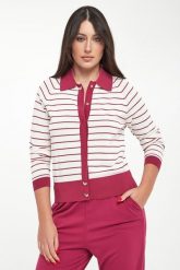 Sweter damski w paski LIU JO. Swetry klasyczne damskie Liu Jo, s, bez kołnierzyka. Za 469.00 zł.