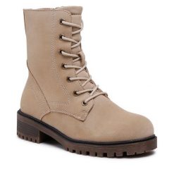 Trapery Clara Barson. Brązowe trapery damskie Clara Barson, bez obcasa. Za 119.99 zł.