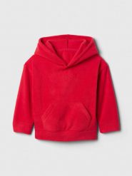 GAP Bluza w kolorze czerwonym rozmiar: 68/74. Czerwone bluzy i bluzki niemowlęce GAP, bez wzorów, z polaru, bez ramiączek, bez kaptura. Za 39.49 zł.