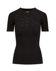 Koszulka biegowa damska X-Bionic Effektor 4.0 Run Black. Czarne t-shirty damskie X BIONIC, l, bez wzorów, z materiału, bez kołnierzyka. Za 204.00 zł.
