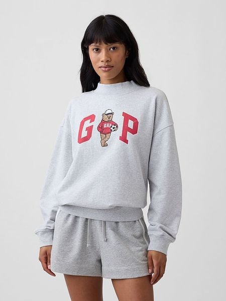 GAP Bluza w kolorze szarym rozmiar: L/XL. Szare bluzy bez kaptura damskie GAP, l. Za 137.42 zł.