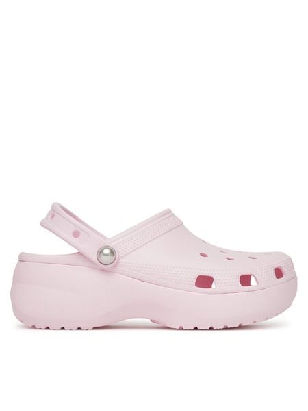 Crocs Klapki Classic Platform Pearl Clog 211231 Żółty. Żółte klapki damskie Crocs, bez wzorów, z tworzywa sztucznego, bez obcasa. Za 269.99 zł.