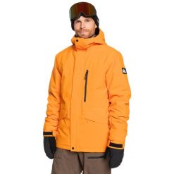 Kurtka śnieżna dla Mężczyzn MISSION SOLID. Brązowe kurtki męskie Quiksilver, na zimę, m, bez wzorów, z poliesteru, sportowe, bez kaptura. Za 979.00 zł.