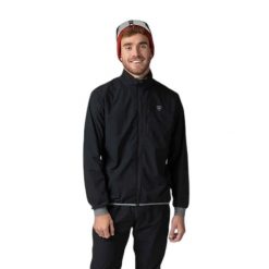Kurtka narciarska Rossignol Active Versatile XC. Czarne kurtki męskie Rossignol, m, bez wzorów, z materiału, klasyczne, bez kaptura. Za 533.50 zł.