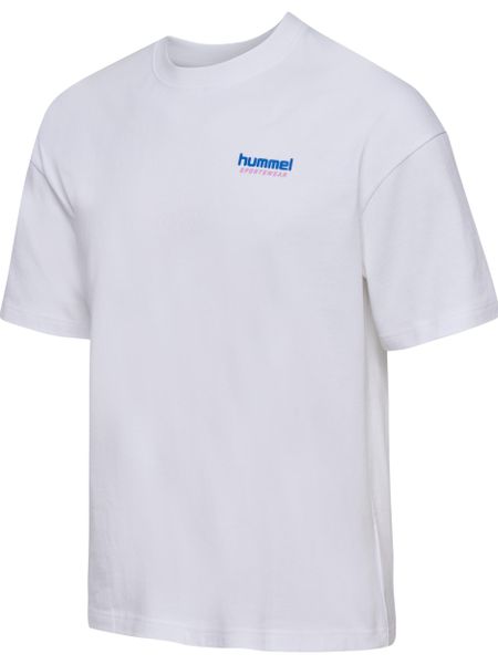 Luźna koszulka Hummel SW Stadium. Białe t-shirty damskie HUMMEL, s, bez wzorów, z dzianiny, bez kołnierzyka. Za 171.15 zł.