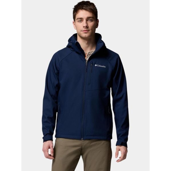 Kurtka Softshell Męska Columbia Cascade Ridge III. Niebieskie kurtki męskie Columbia, m, bez wzorów, z polaru, bez kaptura. W wyprzedaży za 458.15 zł.