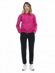 Bluza z bawełna z kaptur na co dzień na siłownię. Czarne bluzy sportowe damskie LEONE 1947 APPAREL, xs, z bawełny. Za 231.51 zł.