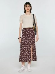 Sweter damski ażurowy z krótkim rękawem perłowy Diona 103. Białe swetry klasyczne damskie Big Star, l, z bawełny, bez kołnierzyka. Za 139.99 zł.