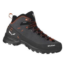 Buty Trekkingowe Męskie Salewa Alp Mate Winter Mid Ptx. Czarne buty trekkingowe męskie Salewa, na zimę, z gumy, bez zapięcia, trekkingowe. Za 1,007.00 zł.