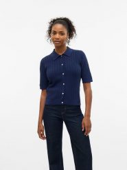 Vero Moda Kardigan w kolorze granatowym rozmiar: S. Niebieskie kardigany damskie Vero Moda, s, bez wzorów. Za 79.03 zł.