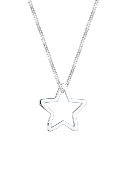 Elli Damski wisiorek gwiazda filigranowa ze srebra próby 925 Sterling Silver Naszyjniki 1 ct. Szare naszyjniki damskie Elli, srebrne. Za 203.99 zł.