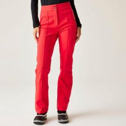 Spodnie narciarskie damskie z membraną Glide Dare 2b. Czerwone spodnie materiałowe damskie Dare 2b, bez wzorów, z softshellu, eleganckie. Za 449.99 zł.