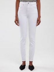 BIG STAR Dżinsy - Slim fit - w kolorze białym rozmiar: W26/L32. Białe jeansy damskie Big Star, z podwyższonym stanem. Za 114.99 zł.