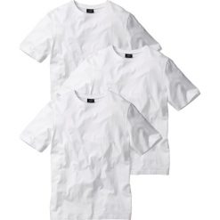 T-shirt (3 szt.). Szare t-shirty męskie bonprix, l, bez wzorów, z dżerseju, bez kołnierzyka. Za 117.99 zł.