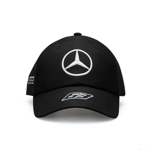 Czapka z daszkiem Mercedes Amg Petronas F1 Team Czarna Czarna. Czarne czapki męskie OEM, bez wzorów, z poliesteru, eleganckie. Za 81.43 zł.