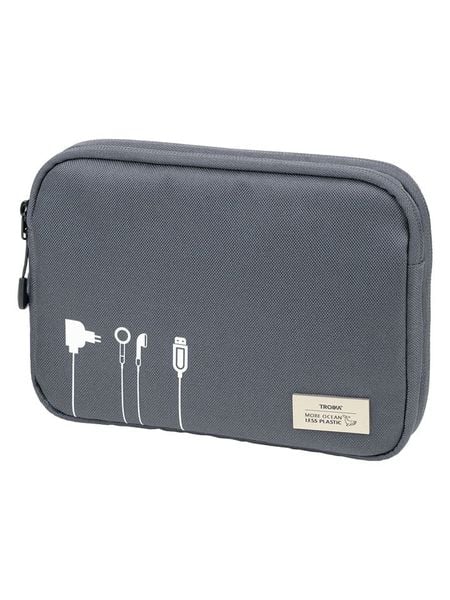 Troika Torba w kolorze szarym na kable - 23,5 x 17 x 3,5 cm rozmiar: onesize. Szare torebki klasyczne damskie Troika, bez wzorów, z materiału, bez dodatków. Za 96.14 zł.